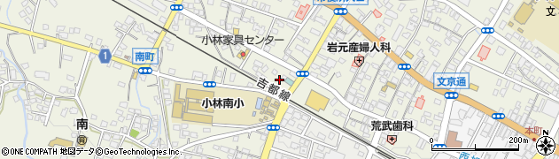 宮崎綜合警備株式会社　小林営業所周辺の地図