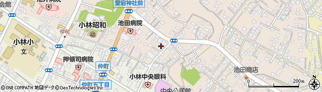 宮崎県小林市真方9周辺の地図