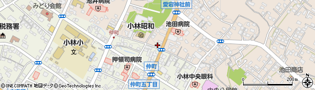 宮崎県小林市真方37周辺の地図