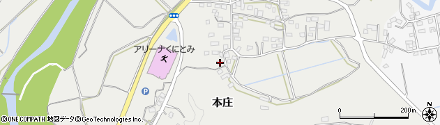宮崎県東諸県郡国富町本庄11959周辺の地図