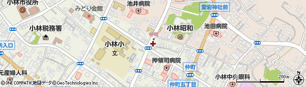 早田理容所周辺の地図