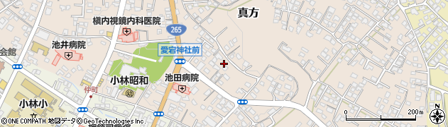 宮崎県小林市真方401周辺の地図