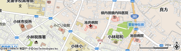 宮崎県小林市真方87周辺の地図