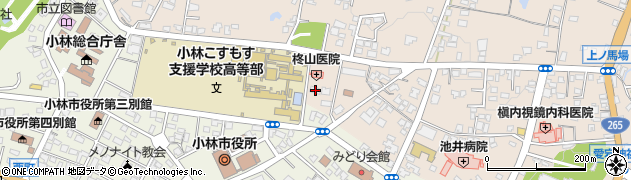 宮崎県小林市真方117周辺の地図