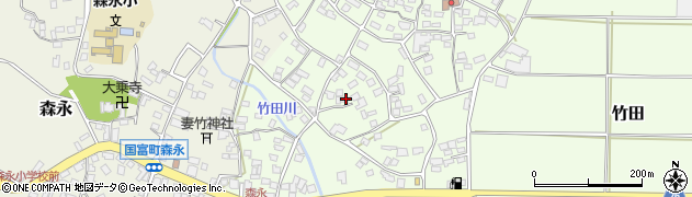 宮崎県東諸県郡国富町竹田1745周辺の地図