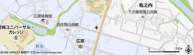 西日本フード株式会社　宮崎営業部周辺の地図