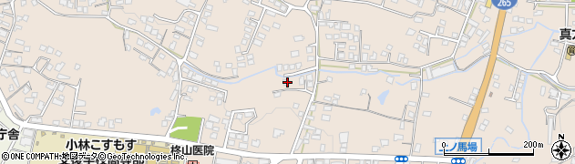 宮崎県小林市真方190周辺の地図