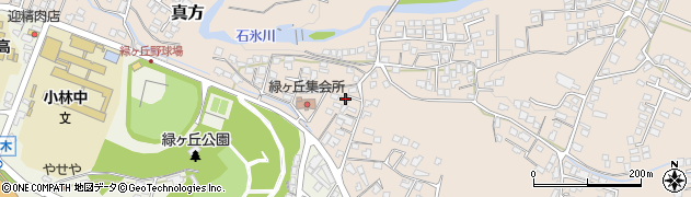 宮崎県小林市真方1029周辺の地図