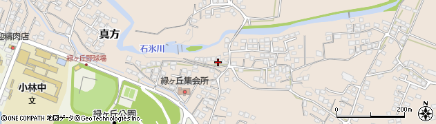 宮崎県小林市真方1023周辺の地図