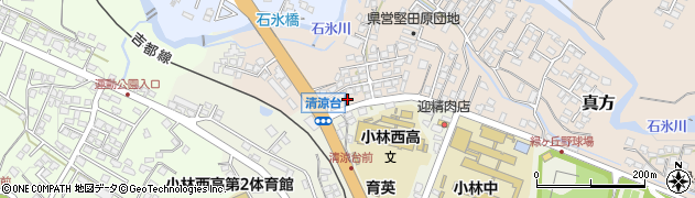 宮崎県小林市真方1067周辺の地図