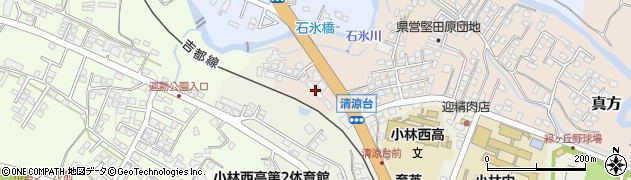 宮崎県小林市真方1080周辺の地図