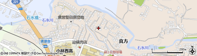 宮崎県小林市真方1110周辺の地図