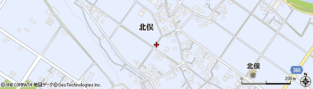宮崎県綾町（東諸県郡）北俣周辺の地図