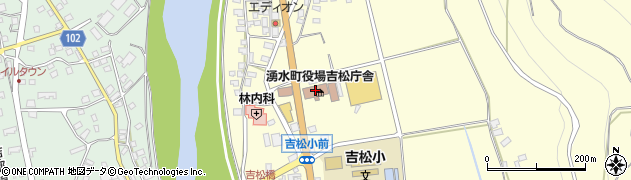 湧水町役場　吉松庁舎周辺の地図