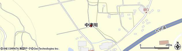 鹿児島県湧水町（姶良郡）中津川周辺の地図