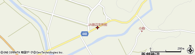 JA徳辺支所前周辺の地図