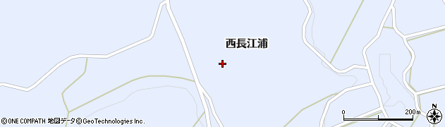 宮崎県えびの市西長江浦周辺の地図