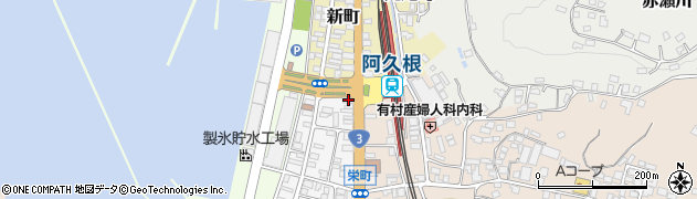 第一交通株式会社阿久根営業所周辺の地図