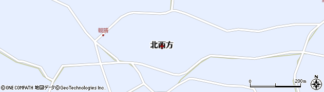 宮崎県小林市北西方周辺の地図