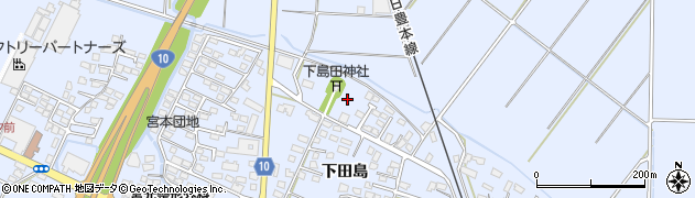 宮本街区公園トイレ周辺の地図