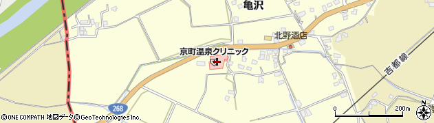 京町温泉クリニック周辺の地図