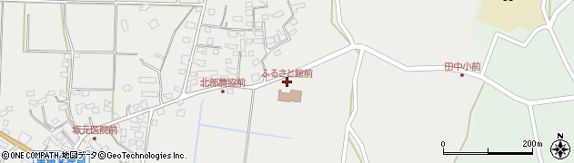 田中ふるさと館前周辺の地図
