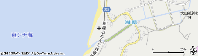 鹿児島県阿久根市赤瀬川3597周辺の地図
