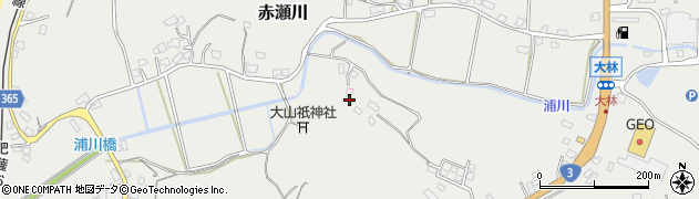 鹿児島県阿久根市赤瀬川2805周辺の地図
