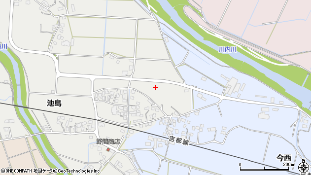 〒889-4303 宮崎県えびの市池島の地図