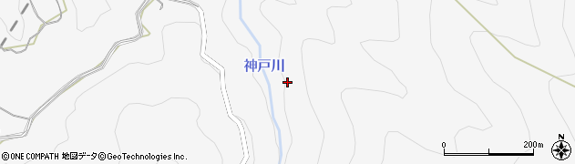 神戸川周辺の地図