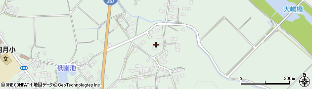 鹿児島県伊佐市大口大島周辺の地図