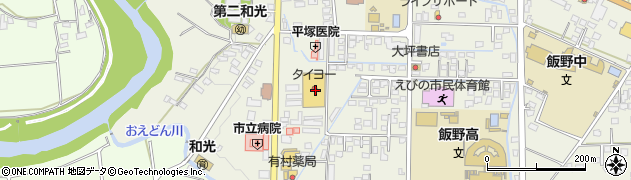 タイヨーえびの店周辺の地図