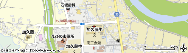 えびの市立加久藤小学校周辺の地図