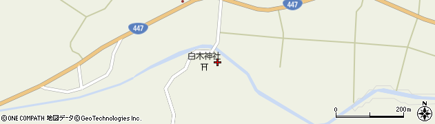 鹿児島県伊佐市大口白木797周辺の地図