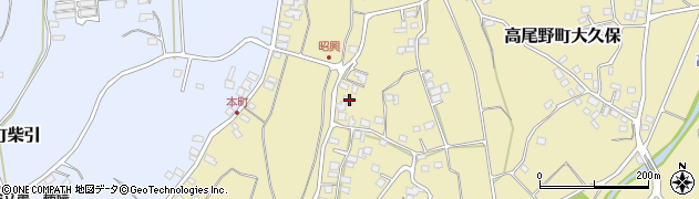鹿児島県出水市高尾野町大久保7310周辺の地図