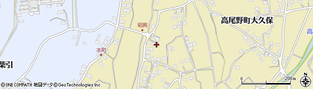鹿児島県出水市高尾野町大久保7311周辺の地図