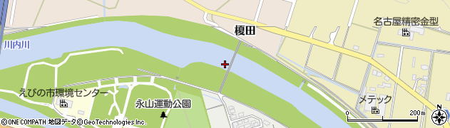 榎田橋周辺の地図