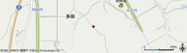 鹿児島県阿久根市多田周辺の地図