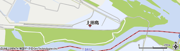 宮崎県児湯郡新富町上田島周辺の地図