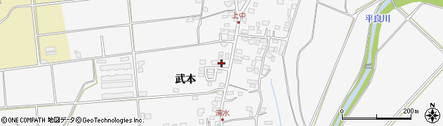 鹿児島県出水市武本13193周辺の地図