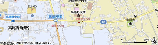 ほっかほっか亭　高尾野店周辺の地図