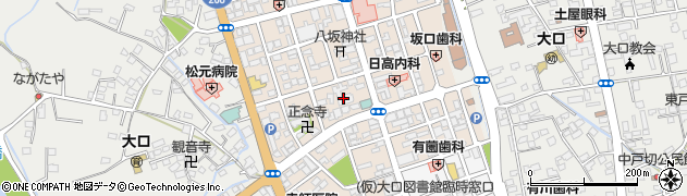 大嵒寺周辺の地図