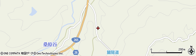 宮崎県小林市須木下田590周辺の地図