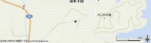 宮崎県小林市須木下田390周辺の地図