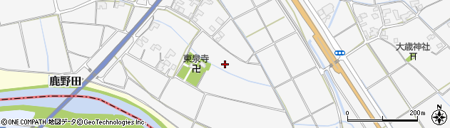 宮崎県西都市黒生野周辺の地図