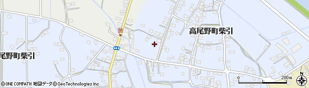 鹿児島県出水市高尾野町柴引1221周辺の地図