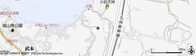鹿児島県出水市武本3246周辺の地図