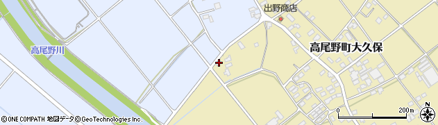 鹿児島県出水市高尾野町大久保1079周辺の地図
