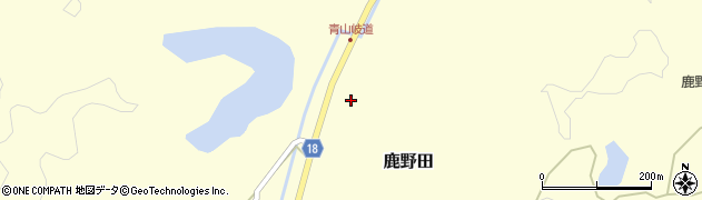 宮崎県西都市鹿野田周辺の地図