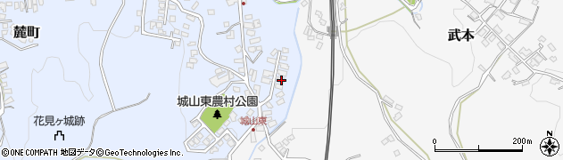 鹿児島県出水市麓町1110周辺の地図